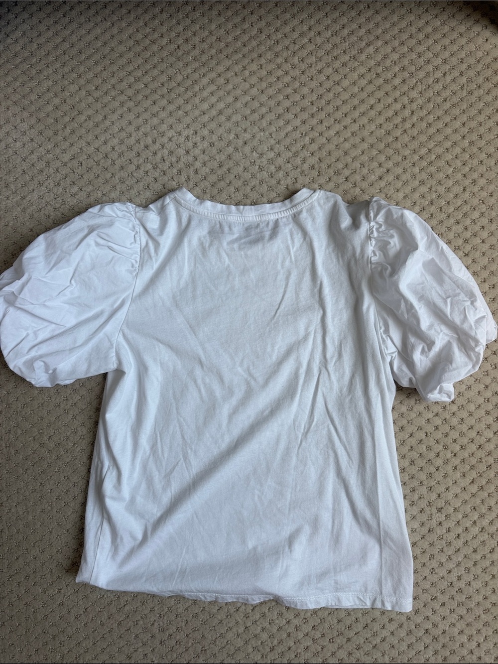 Maje Short Sleeve Puff-Sleeve Tee - Picture 4 of 4
